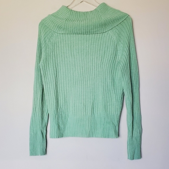 Vintage Jones New York Wool Blend Pointelle Knit Sweater Goblincore - Picture 2 of 6